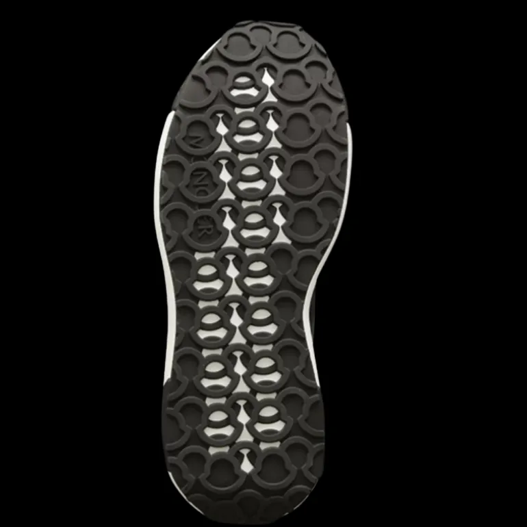 Sneakers baskets MONCLER Lunarove noir semelle blanche