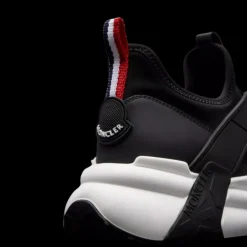 Sneakers baskets MONCLER Lunarove noir semelle blanche