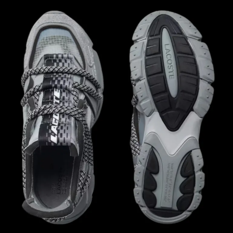 Sneakers LACOSTE L003 Active Runway gris gros lacets