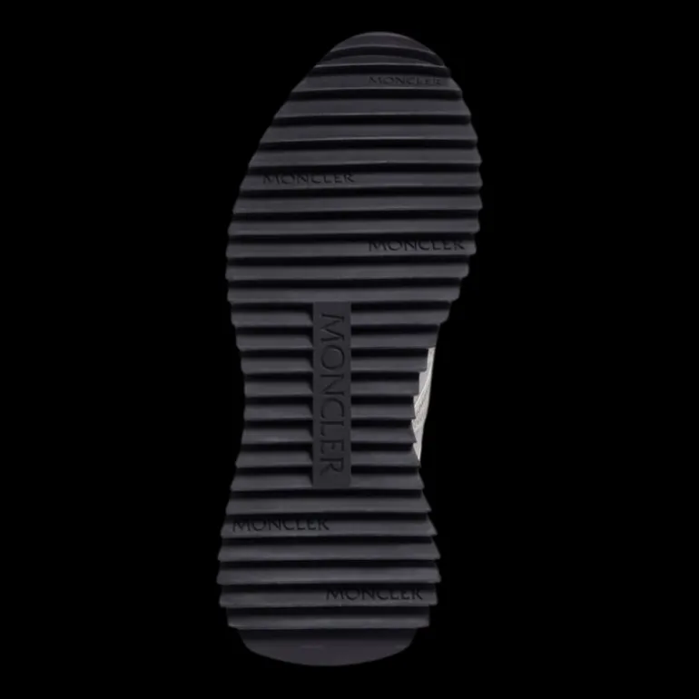 Sneakers MONCLER Pacey low nylon daim gris logo M