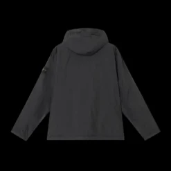 STONE ISLAND Veste à capuche zippée nylon recyclé Crinkle Reps noir