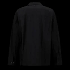 Surchemise HERNO Laminar nylon dobby noir multipoches