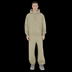 Sweat à capuche BURBERRY jersey coton épais beige motif chevalier