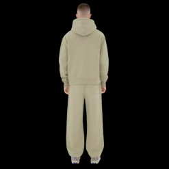 Sweat à capuche BURBERRY jersey coton épais beige motif chevalier