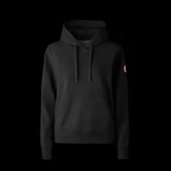 Sweat-shirt à capuche CANADA GOOSE Huron coton noir