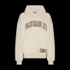 Sweat-shirt à capuche DOLCE & GABBANA Palermo coton beige broderie logo