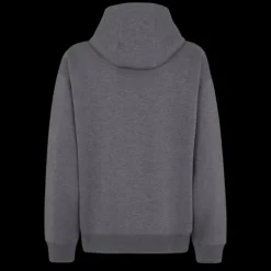 Sweat-shirt à capuche FENDI coton gris foncé broderie logo FF