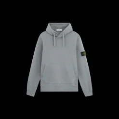 Sweat-shirt à capuche STONE ISLAND Hoodie coton gris
