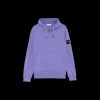 Sweat-shirt à capuche  STONE ISLAND coton molleton violet