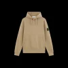 Sweat-shirt à capuche STONE ISLAND coton molleton beige