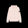 Sweat-shirt à capuche STONE ISLAND Hoodie coton rose