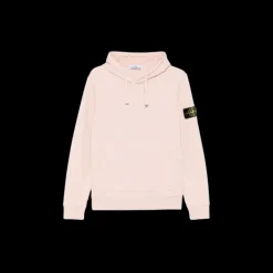 Sweat-shirt à capuche STONE ISLAND Hoodie coton rose