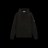 Sweat-shirt à capuche STONE ISLAND coton molleton noir