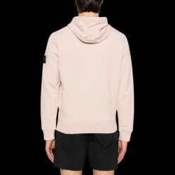 Sweat-shirt à capuche STONE ISLAND Hoodie coton rose