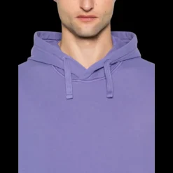 Sweat-shirt à capuche  STONE ISLAND coton molleton violet