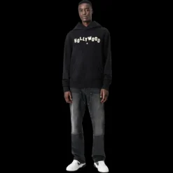 Sweat-shirt capuche AMIRI hoodie coton noir Hollywood Shotgun