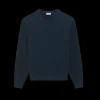 Sweatshirt col rond bleu petrol Saint Laurent