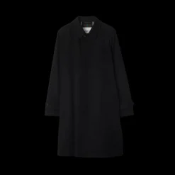 Trench imperméable BURBERRY gabardine coton noir check kaki