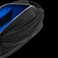 Trousse de toilette ALEXANDER MCQUEEN The Harness tissu cuir noir