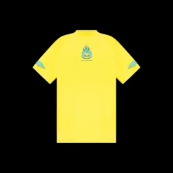 T-Shirt BALENCIAGA Burning Unity Oversize jersey coton vintage noir flamme orange