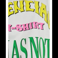 T-Shirt BALENCIAGA Not Been Done Oversize jersey coton vintage blanc