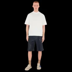 T-shirt BURBERRY col rond coton blanc Chevalier équestre blanc