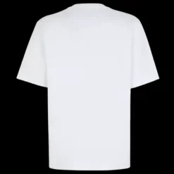 T-shirt FENDI col rond coton blanc poche zippée Fendi Roma