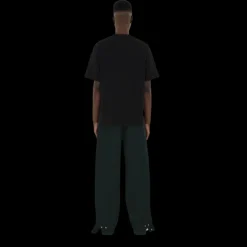 T-shirt manche courte BURBERRY col rond coton noir EKD blanc