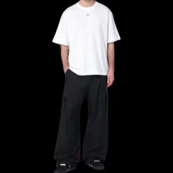 T-shirt OFF WHITE col rond coton blanc Vibe Arrow noir