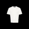 T-shirt PALM ANGELS coton blanc broderie logo poitrine