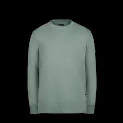 T-shirt ST-95 col rond coton vert logo manche