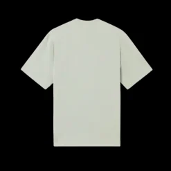 T-shirt STONE ISLAND col rond jersey coton peigné vert sauge écusson logo poitrine