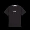 T-shirt STONE ISLAND manche courte jersey coton noir imprimé Archive