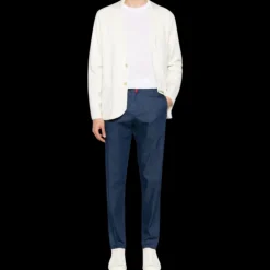 T-shirt ZEGNA col rond manche courte lin blanc