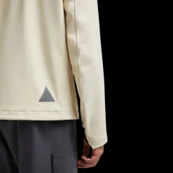 Veste à capuche MONCLER imperméable Cormet beige logo Grenoble