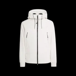 Veste à capuche zippée CP Shell-R blanc lunettes