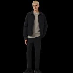 Veste CANADA GOOSE Lodge Coach nylon noir fermeture pressions