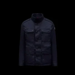 Veste imperméable MONCLER Lez bleu marine
