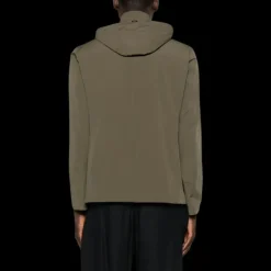 Veste légère HERNO capuche nylon kaki