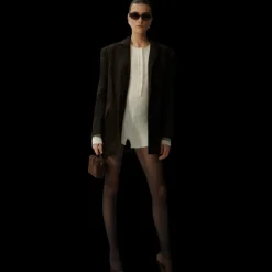 Veste MAGDA BUTRYM oversize cuir mouton daim marron chocolat