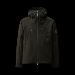 Veste matelassée à capuche CP COMPANY  Pro-Tek nylon noir
