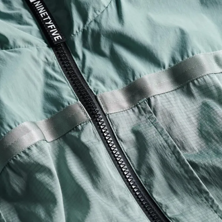 Veste ST-95 Archive Anorak mi-long nylon vert capuche