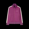 Veste survêtement PALM ANGELS zippée violet bande blanche logo