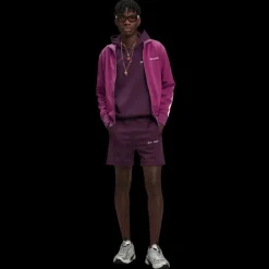 Veste survêtement PALM ANGELS zippée violet bande blanche logo